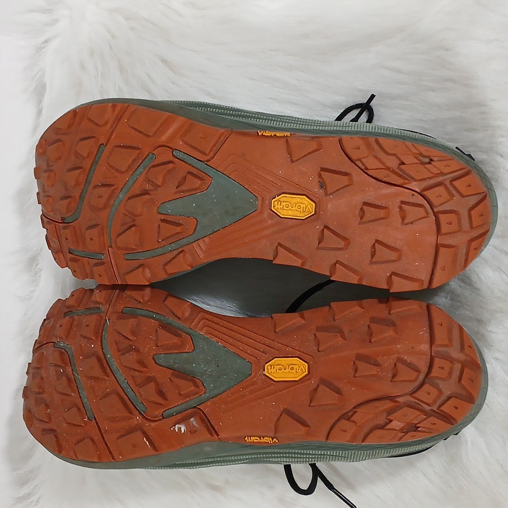 Topo Athletic Green and Orange Trail Running Shoes Men's Sz 11.5 - Picture 6 of 11